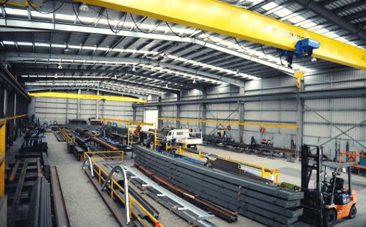 Structural steel fabrication